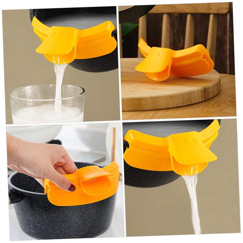 Silicone Easy Pour Deflector Funnel Spill Edge Design for Smooth Liquid Transfer Kitchen Tool - Image 5