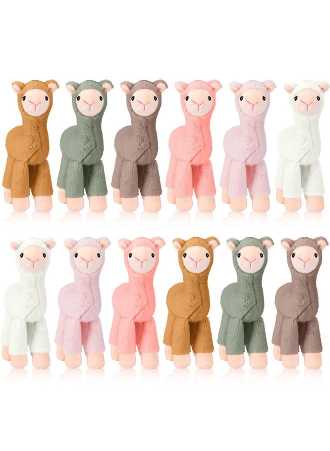 Aoriher 12 Pcs Mini Llama Stuffed Animals 7.87 Inch Alpaca Plush Dolls Cute Keychain Plush Llama Party Favors for Boys and Girls Birthday Party Supplies Baby Shower Bag Fillers Gift  - Image 1
