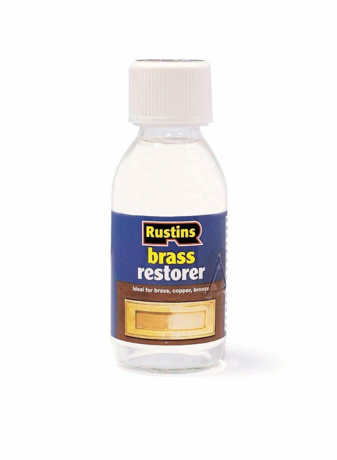 Rustins Brass Restorer 125ml - Cleans & Polishes - Removes Tarnish - For Brass, Copper and Bronze - Image 1