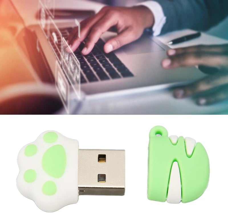 klarako Adorable Cat Claw Doll USB Drive Cartoon Flash Drive USB 2.0 Mobile Phone Memory in Animal Cat Embody Cute Creativity Flash Drives (32GB) - Image 2