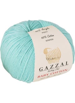 Gazzal Baby Cotton Turquoise Baby Wool-3452 