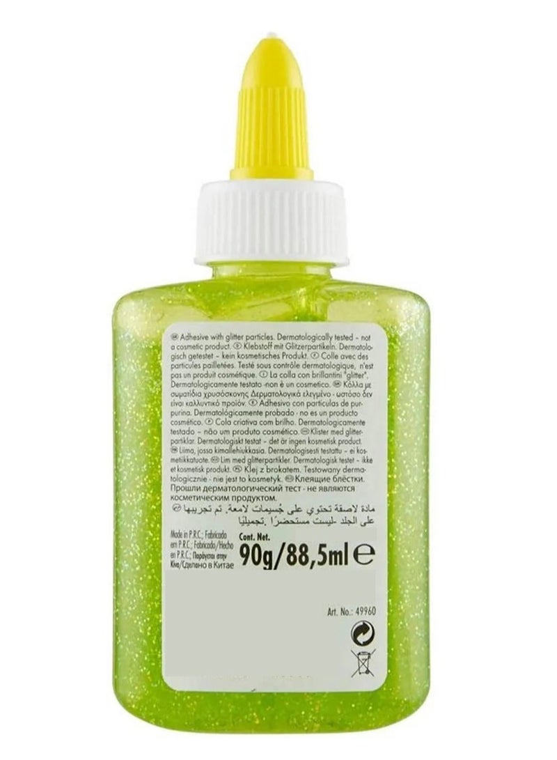 UHU Glitter Glue Green Bottle 88.5 ML - Image 2