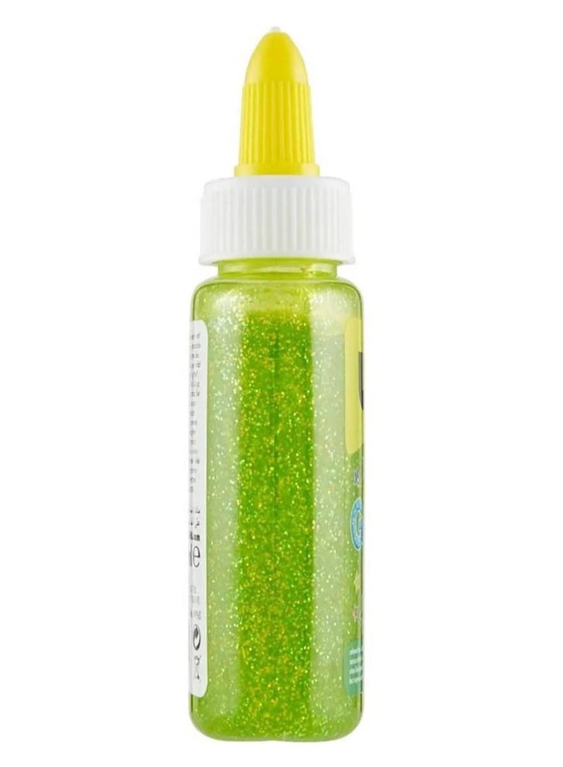 UHU Glitter Glue Green Bottle 88.5 ML - Image 3