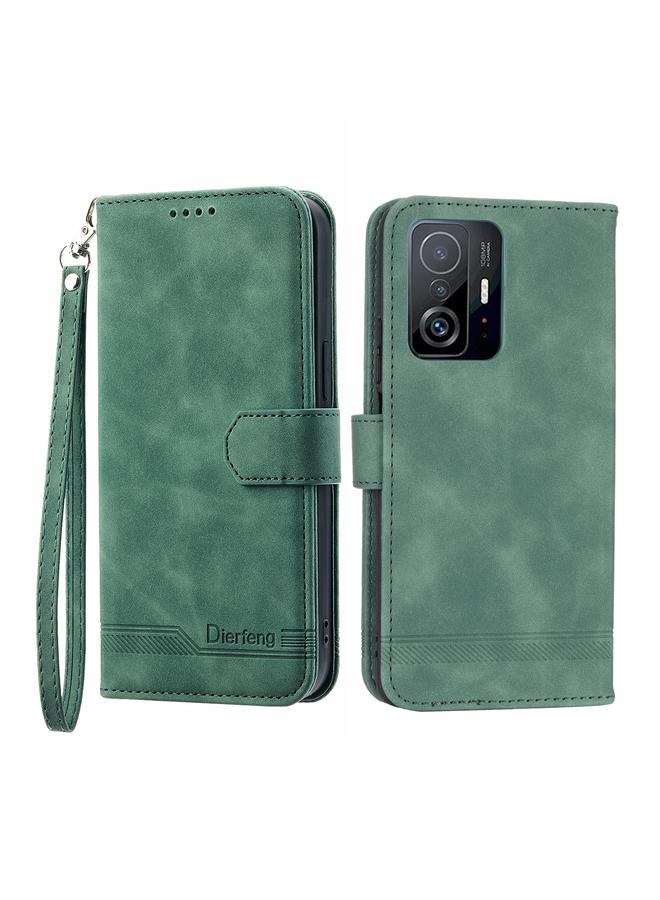 The Bros Case For Xiaomi Redmi K60/K60 Pro Dierfeng Dream Line TPU + PU Leather Phone Case