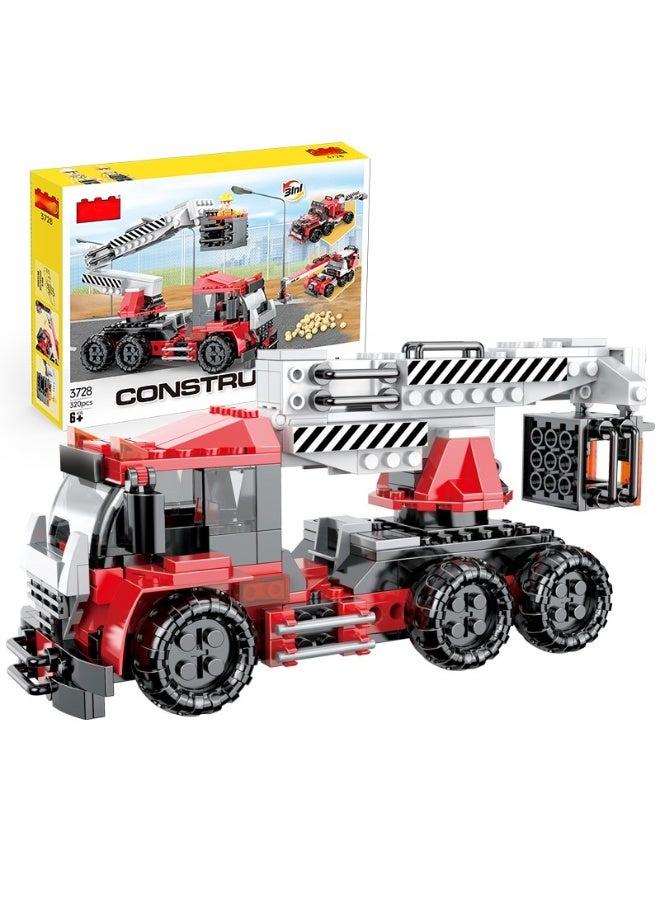 كوجو مجموعة بناء مركبة بناء المدينة 3 في 1 – 320 قطعة - Image 2