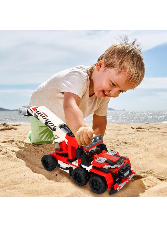 كوجو مجموعة بناء مركبة بناء المدينة 3 في 1 – 320 قطعة - Image 3