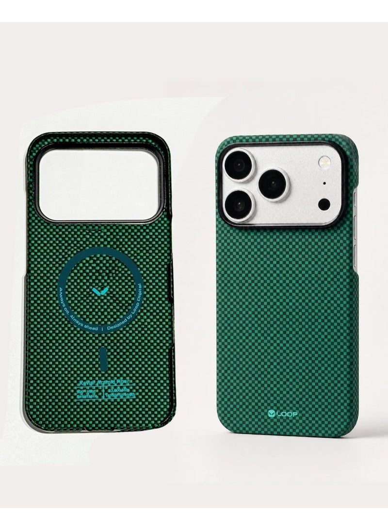 LOOP Aramid Fiber Case Compatible with iPhone 18 Pro Ultra-Slim Lightweight MagSafe Compatible Cover, Raised Camera Protection, Anti-Slip Matte Finish, - Image 5