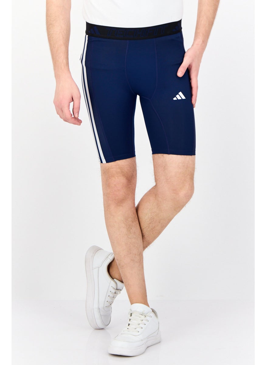 Adidas Men Sportswear Fit Training Shorts, Blue  - Image 1
