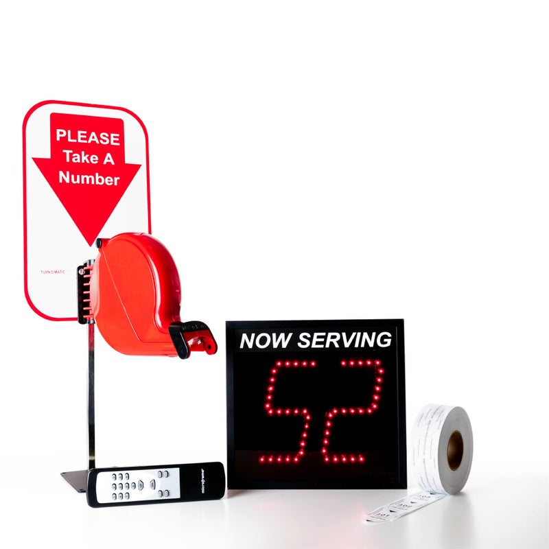 2Digit Take A Number System with Free Ticket Roll Made in America