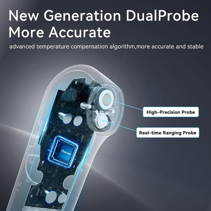 Berrcom No-Touch Forehead Thermometer for Adults, Kids, and Babies, Digital Infrared Medical Thermometers with Fever Alarm, LED Display, Dual Probe Technology - Image 5