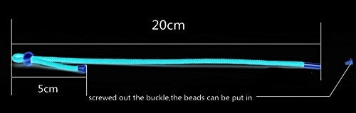 Glory Qin Adjustable Hand Rope Knitted Rope Hand Chain Stainless Steel Buckle Bracelet DIY Hand Rope (Pink) - Image 4