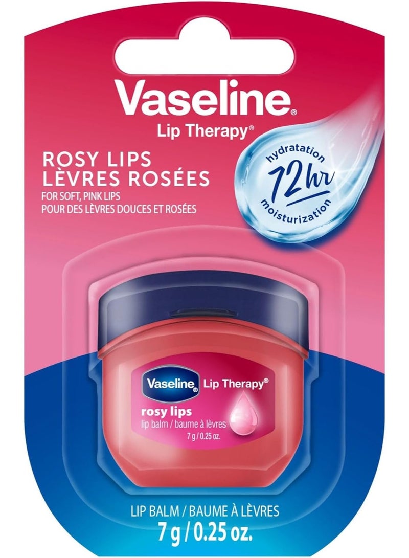 يونيليفر فازلين مرطب شفاه وردي (Rosy Pink) – 7 جرام - Image 1
