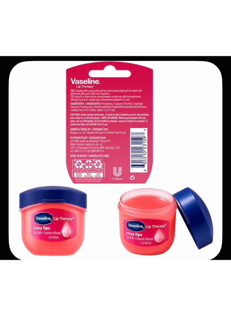 يونيليفر فازلين مرطب شفاه وردي (Rosy Pink) – 7 جرام - Image 5