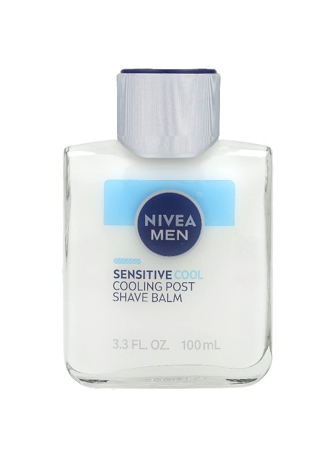 Nivea, Men, Sensitive Cooling Post Shave Balm, 3.3 fl oz (100 ml) - Image 1