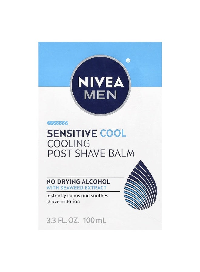 Nivea, Men, Sensitive Cooling Post Shave Balm, 3.3 fl oz (100 ml) - Image 2