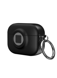 Airpodspro2 Earphone Set For Apple Headphone Lock Soft Shell Protective Shell 3 Generation Creative Earphone Case-Color:Black-Applicable Models:Airpods 3rd Generation