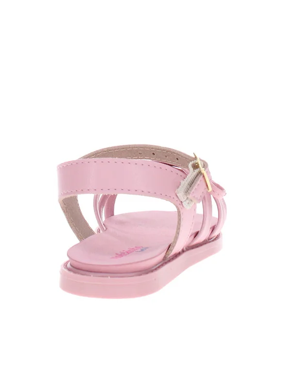 MOLEKINHA Molekinha Infant Girls Sandals With Back Strap Pink | Made In Brazil