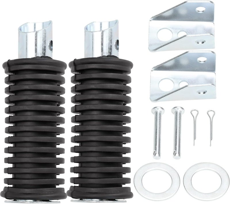 YOXUFA Mini Bike Motorcycle Foot Pegs - Black - Image 4