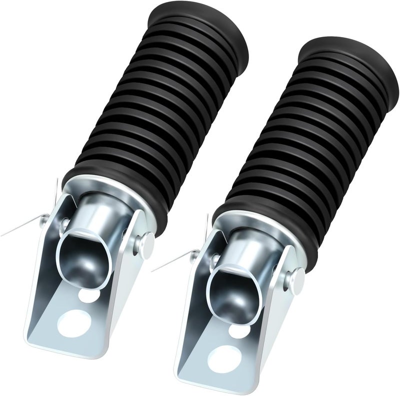 YOXUFA Mini Bike Motorcycle Foot Pegs - Black - Image 1