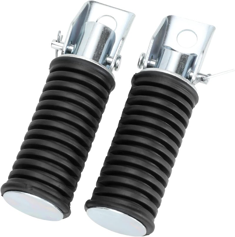 YOXUFA Mini Bike Motorcycle Foot Pegs - Black - Image 5