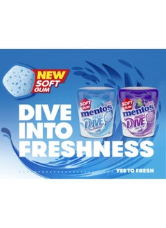 Mentos Fresh Dive Grape Chewing Gum  - Image 2