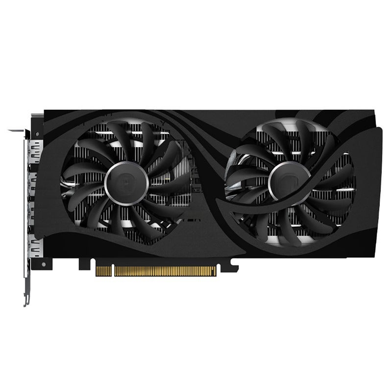 بطاقة رسوميات ألعاب Yeston RTX3050-8G D6 GA ذاكرة 8G/128bit/GDDR6 2 مروحات تبريد كبيرة الحجم خلفية معدنية منافذ DP*3+HD - Image 1