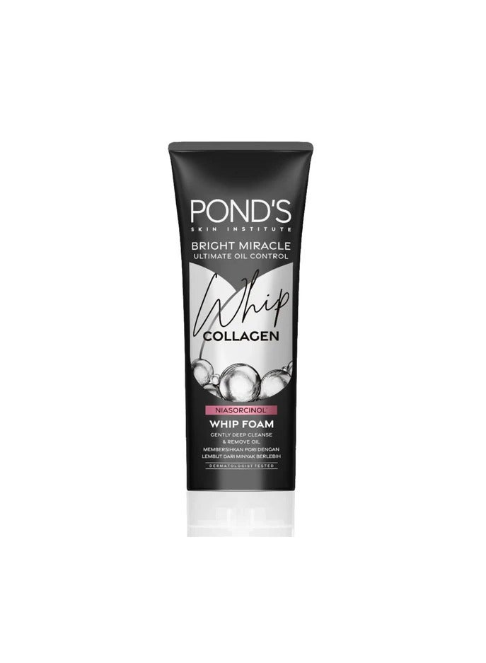 PONDS Bright Miracle Ultimate Oil Control Collagen Facial Whip Foam - 100g - Image 1