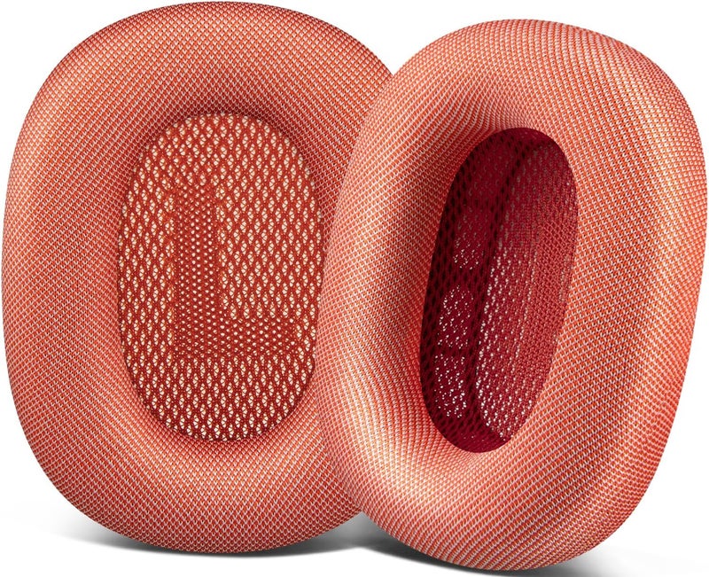 SOPROM Ear Pads Replacement for Airpods Max Over-Ear Headphones, Earpads Cushions with Durable Mesh Fabric, Softer Foam - Pink - Image 1