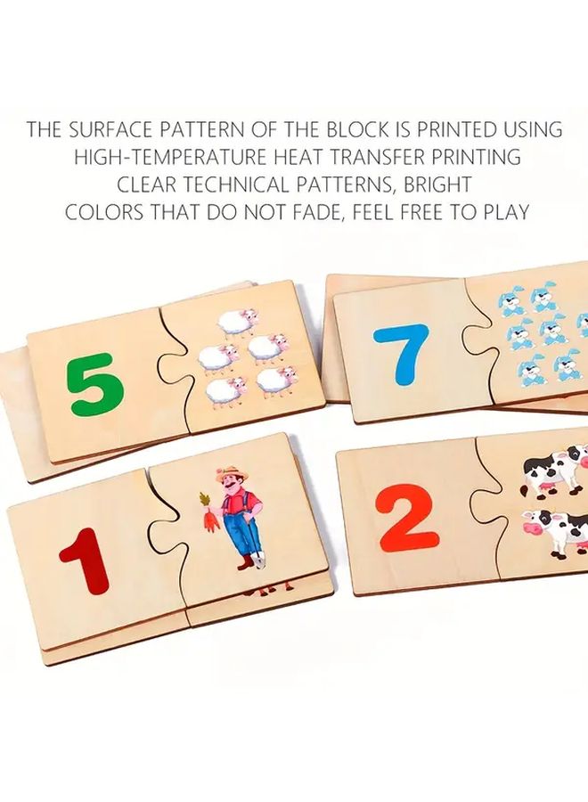 Number Learning Matching Puzzle Toy Arithmetic Decomposition Teaching Aid For 3 Years Old 1 Set - Image 5