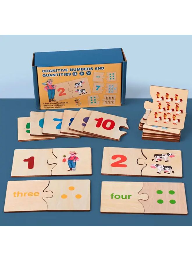 Number Learning Matching Puzzle Toy Arithmetic Decomposition Teaching Aid For 3 Years Old 1 Set - Image 3