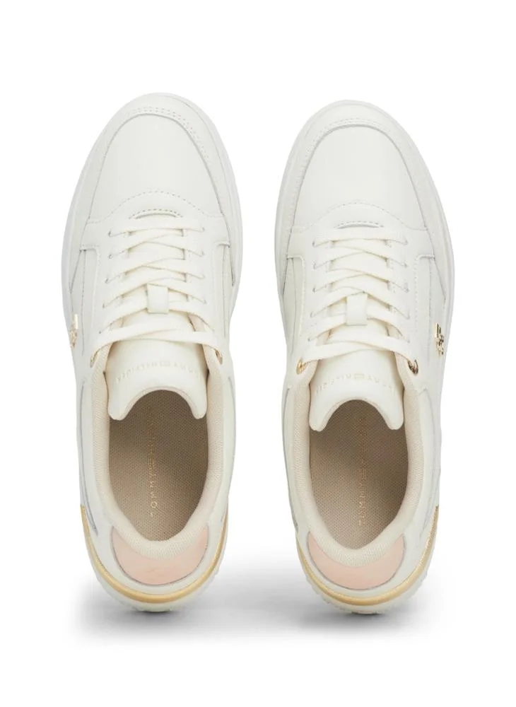 تومي هيلفيغر Lace Up Low Top Sneakers