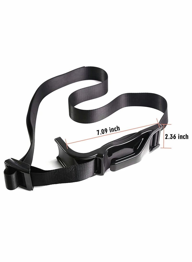 Excefore Bump Belt Adjuster, Prevent Compression of The Abdomen, Comfort & Freedom for Pregnant Moms Belly, Protection on Maternity Driver and Passengers, Black - Image 3