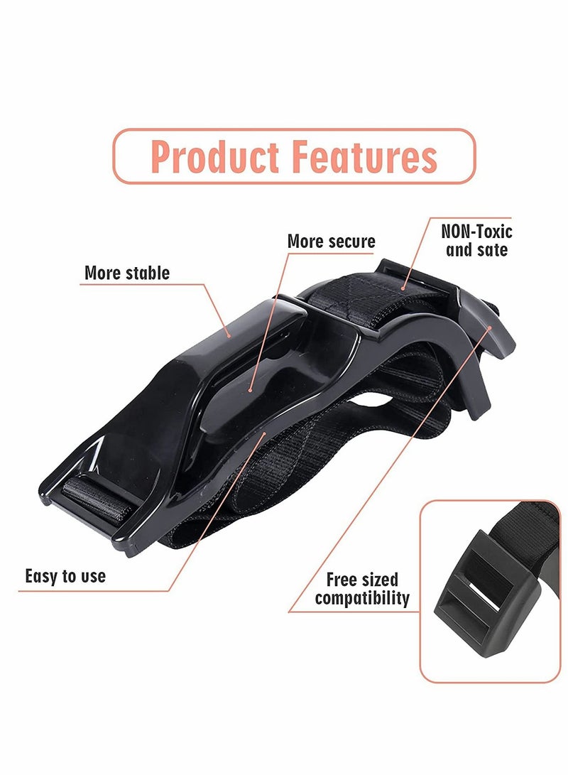 Excefore Bump Belt Adjuster, Prevent Compression of The Abdomen, Comfort & Freedom for Pregnant Moms Belly, Protection on Maternity Driver and Passengers, Black - Image 2