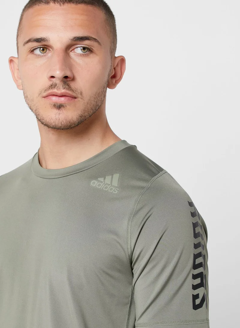 Adidas Alphaskin Sport Graphic T-Shirt