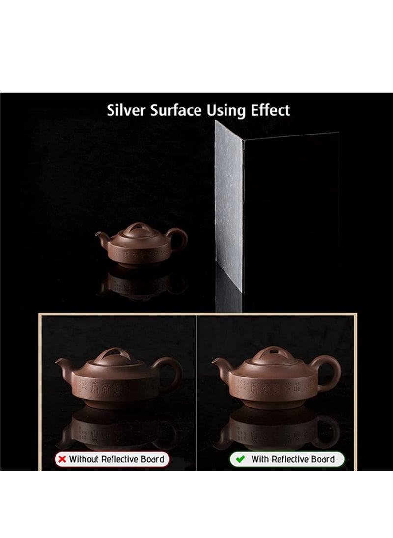 Generic - 3-in-1 Photography Cardboard Paperboard Folding Photography Reflector Diffuser Board for Still Life Product Food Photo Shooting A4 Size - Image 1