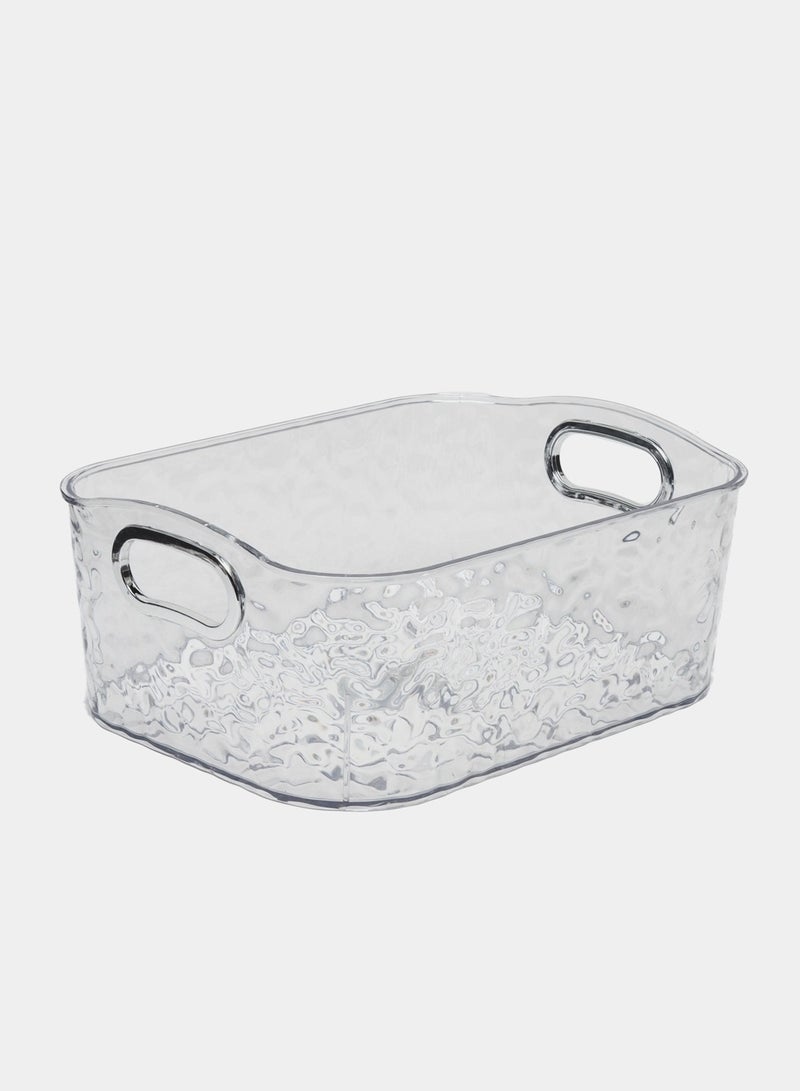 Stackable Acrylic  Organizer Sturdy Pantry And Refrigerator Storage Containers Bins With Handles | Large | For Bathroom, Kitchen Cabinet, Pantry, Home Organization - Image 1