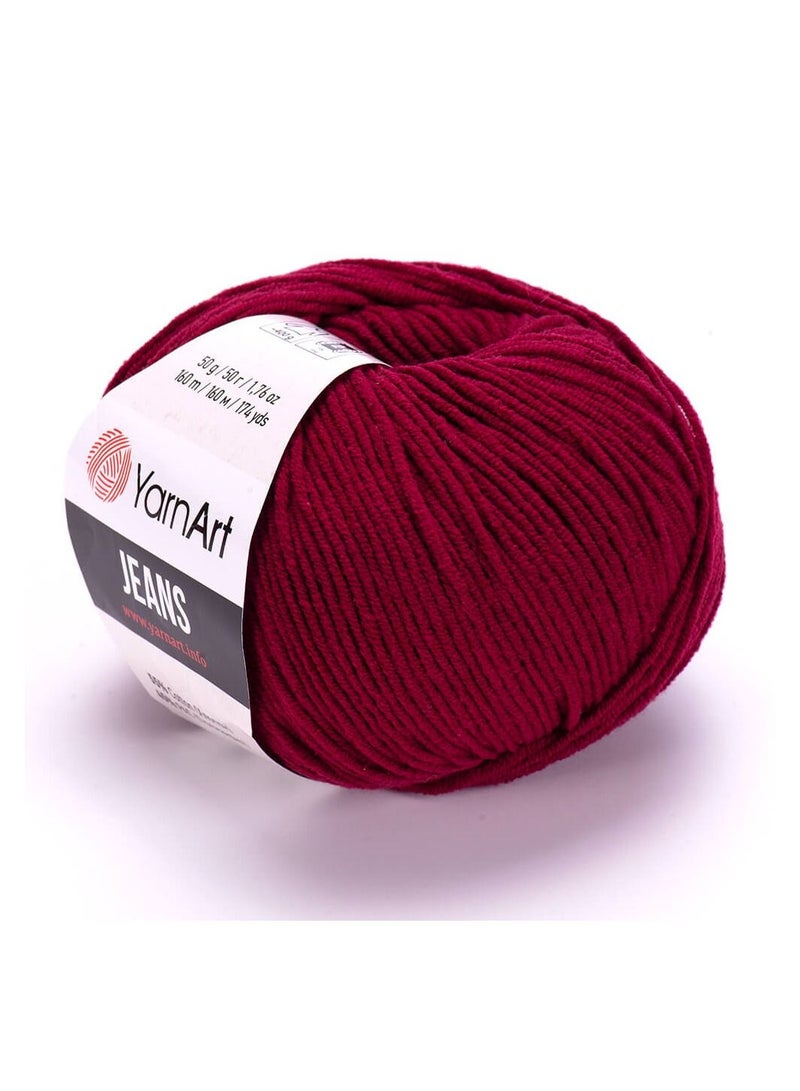 YarnArt Set Of 5 Pcs High Quality Jeans Yarn For Knitting - Image 1