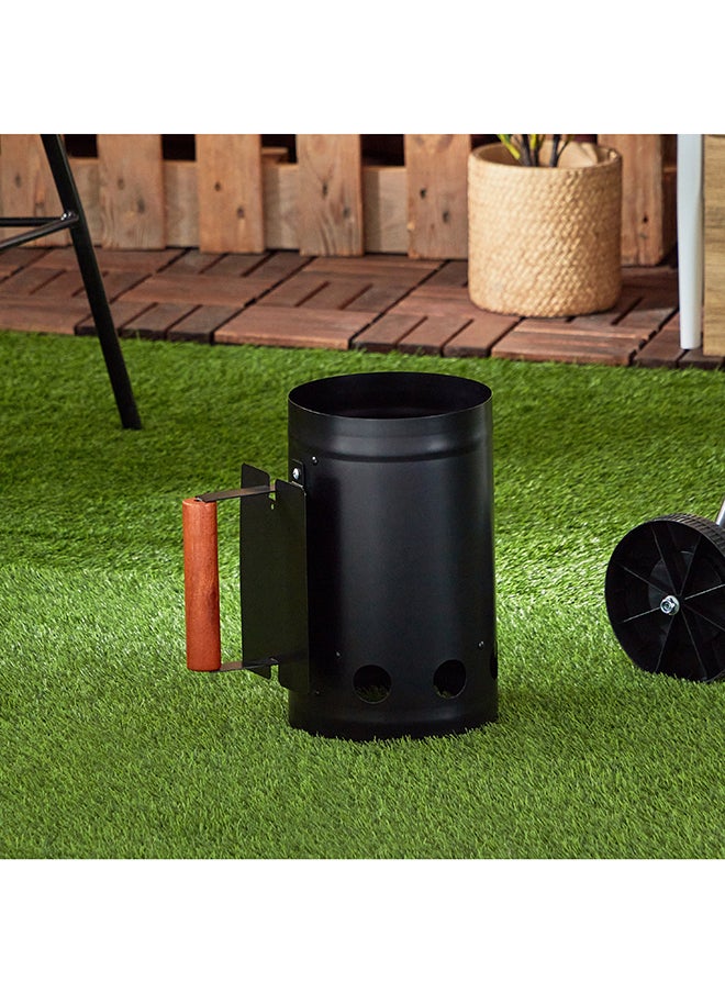 Home Box BarbeQ Grill Rapidfire Compact Chimney Starter 27.5x27x17 cm  - Image 1