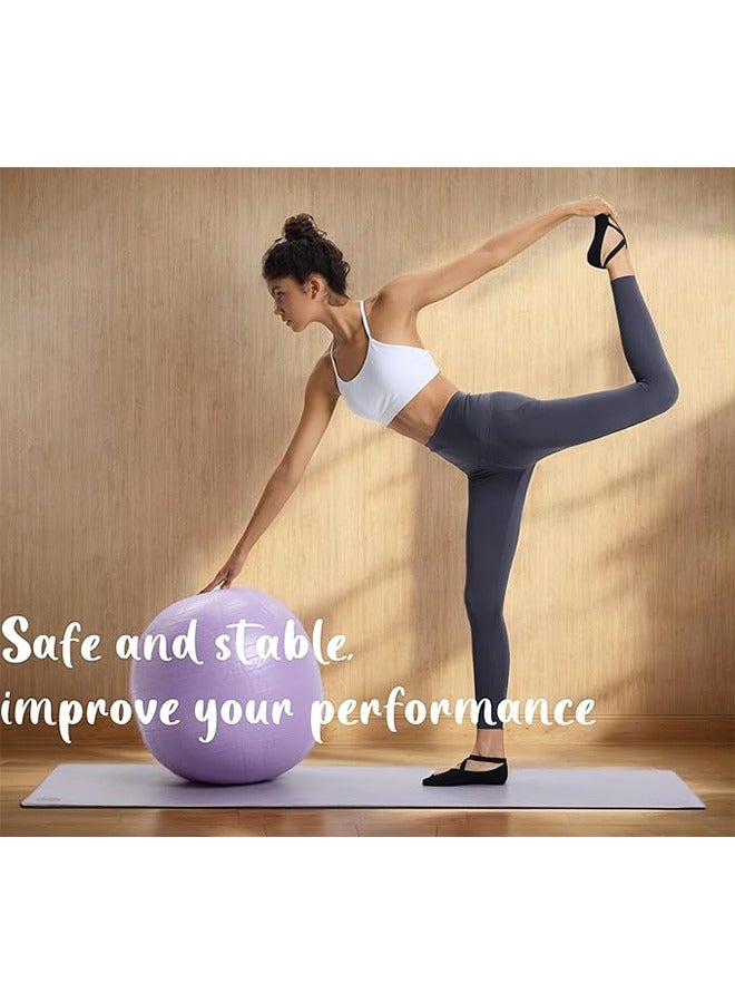 YelaJoy 2 Pairs Strap Non-slip Yoga Socks for Women,Unisex Yoga Special Sports Socks Slipper Socks Pilates Socks with Grips Cotton Football Socks Ballet Dance Socks Anti-Skid Socks for Barre Fitness - Image 4