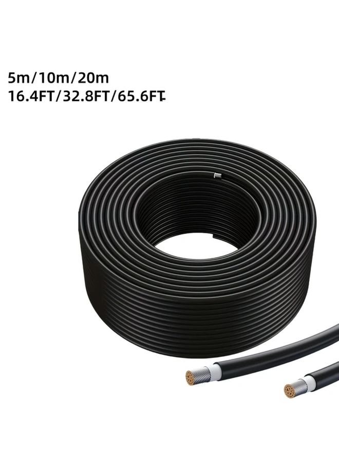 6mm² Tin Plated Copper Solar Cable 20m Red Black Wire Kit For RV Ship Outdoor Panels - Image 2