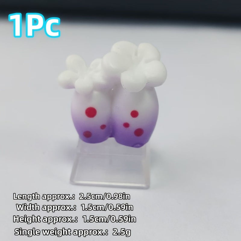 1Pc Ocean Stereo Keycap Orange Coral 3D Sea Animal Keycap For Mechanical Keyboards - Image 4