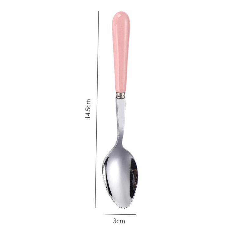 6 Pcs Baby Feeding Spoons Soft Tip Weaning Utensils for Fruit Puree and Easy Training - Image 3