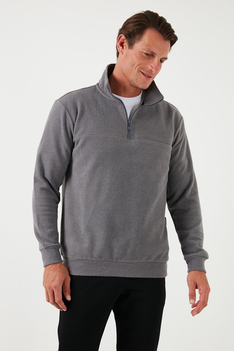 Buratti Cotton Regular Fit Sweater Men's Sweater 456112 Br  - Image 3
