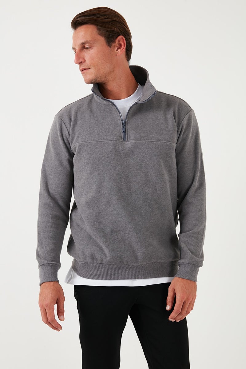 Buratti Cotton Regular Fit Sweater Men's Sweater 456112 Br  - Image 5