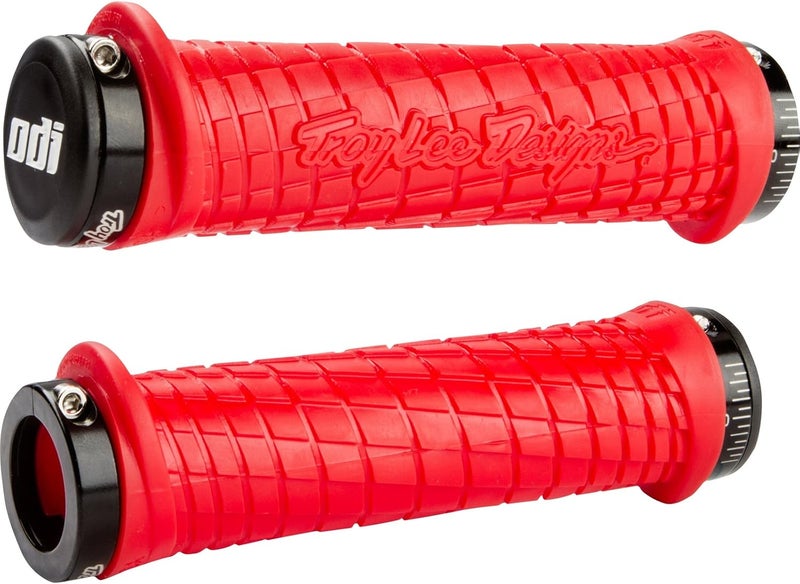 TLD Troy Lee Designs ODI Lock-On Grips for BMX and Mountain Bikes - Color 2, 130 mm - Image 1