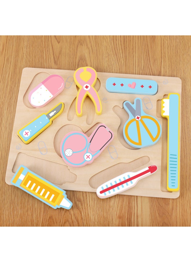 Strict Selection Of Wooden Flat Cut Music To See Fruits And Vegetables Snacks Cut Fruit Children Play House Kitchen Toys Wholesale-Color:Kbq-small Imposition Of Qieqiele (egg Roll And Biscuit Version)  - Image 4
