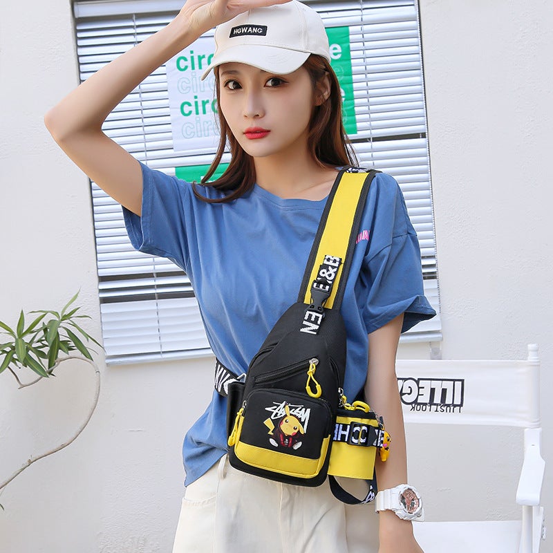 2022 New Children'S Bag Cute Fashionable Style Chest Bag Boy'S Mocking Shoulder Crossbody Backpack Outdoor Coin Purse - Image 5
