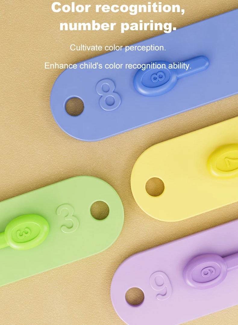 AROAQ Color Classification Toy, Multifunctional Intelligence Hand Train Novelty Toy, Portable And Durable Kids Educational Learning Toys, Fine Motor And Sensory Toys For Kids And Toddlers - Image 2