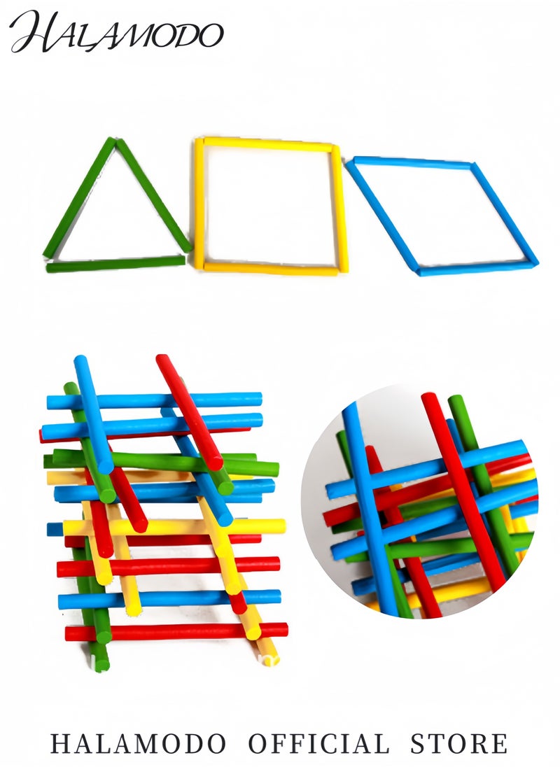HALAMODO Kid's Counting Number Blocks & Sticks Montessori Toys a Wooden Activity Box to Learn to Count Early Childhood Educational Toys Homeschool Supplies for Math Manipulatives  - Image 5