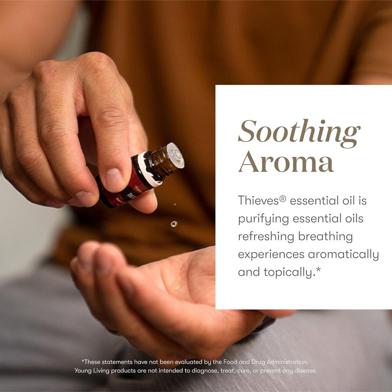 Young Living Thieves Essential Oil Blend - 15ml - Image 4